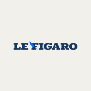 Logo du Figaro, média qui a consacré un article aux cabanes K-HUTES
